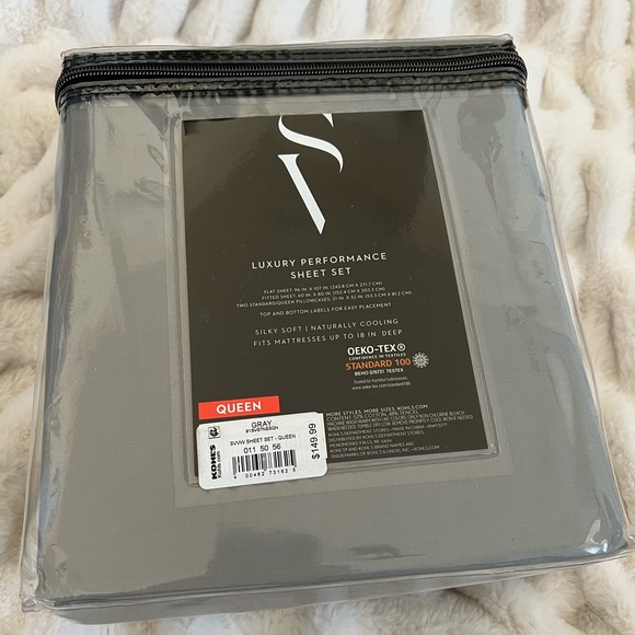 Simply Vera Vera Wang Luxury Tencel Cotton Performance Sheet Set - Picture 2 of 3